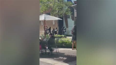 Video shows wild scene at Americana as thieves ransack Yves Saint Laurent store